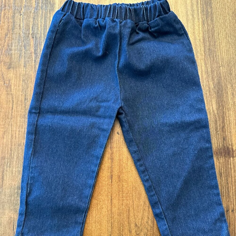 Toddler Girl Denim Style Pants